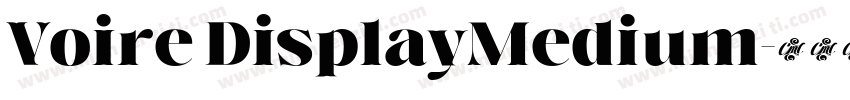 Voire DisplayMedium字体转换